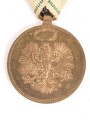 Österreich 1. Republik ( 1919–1934 )  Erinnerungsmedaille für die Landesverteidigung von Tirol 1914-1918, an Dreiecksband
