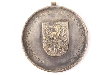 Österreich 1. Republik ( 1919–1934 )  Erinnerungsmedaille Gewidmet vom Landeskameradschaftsbund " Für 40 jährige Vereinsangehörigkeit 1884-1924"