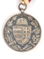 Ungarn, Weltkriegs Erinnerungsmedaille 1914-1918, an Dreiecksband