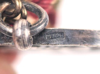 Ungarn, Weltkriegs Erinnerungsmedaille 1914-1918, an Dreiecksband