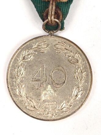 Österreich Mitgliedsabzeichen des Landeskameradschaftsbundes Steiermark in silber, an Dreiecksband