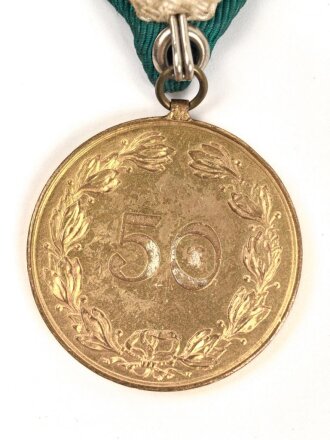 Österreich Mitgliedsabzeichen des Landeskameradschaftsbundes Steiermark in gold, an Dreiecksband