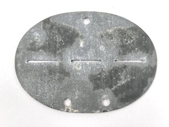 Erkennungsmarke Wehrmacht aus Zink " L. SCHTZ....