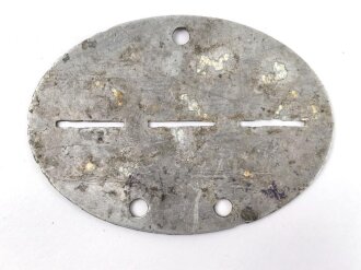Erkennungsmarke Wehrmacht aus Aluminium " L. SCH....
