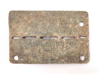 Erkennungsmarke  aus Zink " R.SCHUTZKORPS ERS. KP. N. 377"