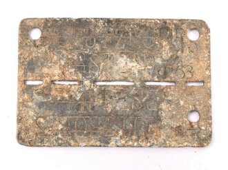 Erkennungsmarke  aus Zink " R.SCHUTZKORPS RST. I.....