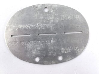 Erkennungsmarke  aus Aluminium "...