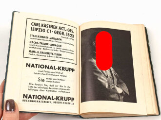 Deutscher Sparkassen - Kalender 1936, 384 Seiten, Maße 10,5 x 15 cm