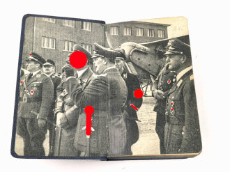 Der Soldatenfreund (Ausgabe C) Taschenkalender für die Luftwaffe 1938, über 300 Seiten, Einband löst sich, Maße 7,5 x 12,5 cm