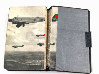 Der Soldatenfreund (Ausgabe C) Taschenkalender für die Luftwaffe 1938, über 300 Seiten, Einband löst sich, Maße 7,5 x 12,5 cm
