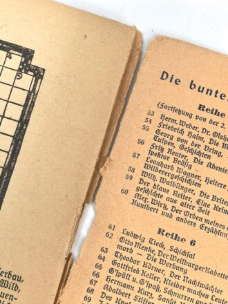 Feldpost "Da lacht der Soldat - Anekdoten und Witz", Einband löst sich, 32 Seiten, A6