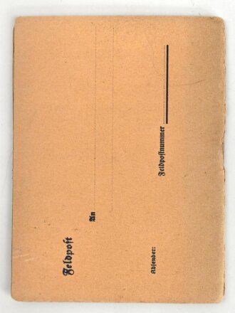 Feldpost "Da lacht der Soldat - Anekdoten und Witz", Einband löst sich, 32 Seiten, A6