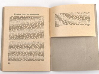 Feldpostreihe des Gaues Südhannover - Braunschweig Folge 1, 46 Seiten, auf der letzten Seite etwas herausgeschnitten, A6