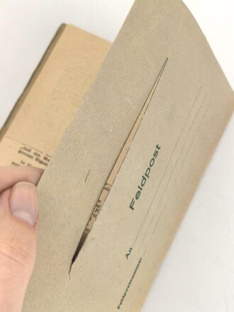 Feldpostreihe des Gaues Südhannover - Braunschweig Folge 1, 46 Seiten, auf der letzten Seite etwas herausgeschnitten, A6