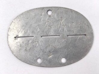 Erkennungsmarke aus Aluminium " 5/Res. Flakabt. 435...