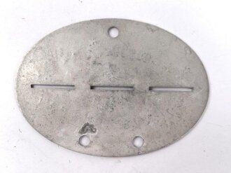 Erkennungsmarke aus Aluminium " Lw. Baustb. Schwäbisch Hall 1 "