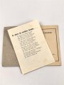 S.A. Liederbuch, 18 Seiten, A6