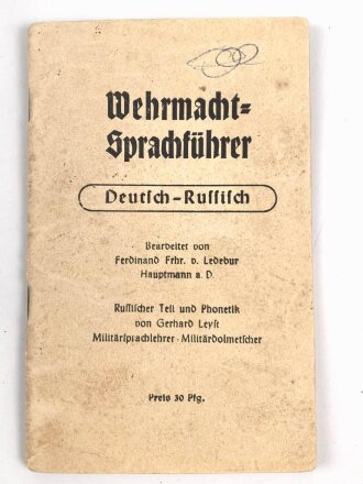 Wehrmacht - Sprachführer...