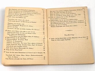 "Das neue Soldaten Liederbuch" Textbuch mit Melodien 2 stimmig, 80 Seiten, A6, Einband gerissen