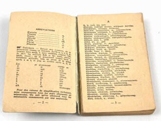 Französischer Sprachführer Französisch - Deutsch / Deutsch - Französisch, 120 Seiten, Maße 7,5 x 11,5 cm