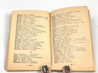 Französischer Sprachführer Französisch - Deutsch / Deutsch - Französisch, 120 Seiten, Maße 7,5 x 11,5 cm