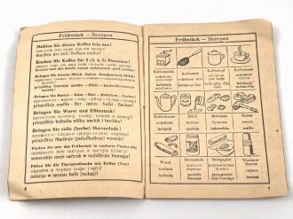 "Bilder - Wörterbuch" zur Verständigung ohne Sprachkenntnisse" Ausgabe B, Deutsch - Russisch, 48 Seiten, A6, Seiten lösen sich