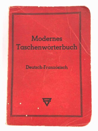 "Modernes Taschenwörterbuch" - Deutsch - Französisch, 256 Seiten, A6