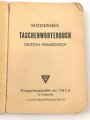 "Modernes Taschenwörterbuch" - Deutsch - Französisch, 256 Seiten, A6