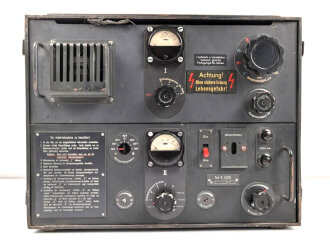 Tonschreiber b1 V ( Verstärker ) Ton.S. b1 ( V ) Wehrmacht. Hersteller jja  1944. Originallack, Funktion nicht geprüft, wiegt unverpackt etwa 32kg