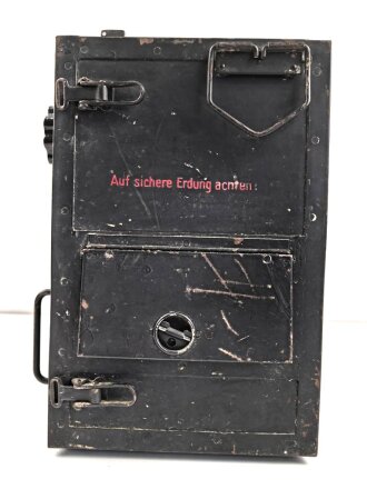 Tonschreiber b1 V ( Verstärker ) Ton.S. b1 ( V ) Wehrmacht. Hersteller jja  1944. Originallack, Funktion nicht geprüft, wiegt unverpackt etwa 32kg