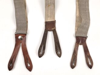 Hosenträger aus der Zeit des 2.Weltkrieg stark getragen
