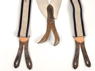 Hosenträger aus der Zeit des 2.Weltkrieg,  stark getragen