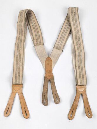 Hosenträger aus der Zeit des 2.Weltkrieg ,  getragen.