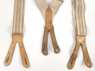 Hosenträger aus der Zeit des 2.Weltkrieg ,  getragen.