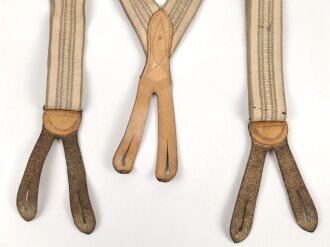 Hosenträger aus der Zeit des 2.Weltkrieg ,  getragen.
