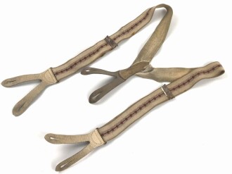 Hosenträger aus der Zeit des 2.Weltkrieg,  stark getragen