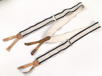 Hosenträger aus der Zeit des 2.Weltkrieg,  getragen.