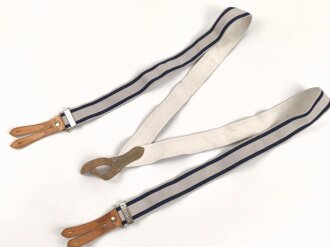 Hosenträger aus der Zeit des 2.Weltkrieg in gutem Zustand. Vermutlich neuzeitliche Fertigung, UV negativ