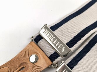 Hosenträger aus der Zeit des 2.Weltkrieg in gutem Zustand. Vermutlich neuzeitliche Fertigung, UV negativ