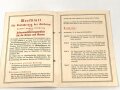 " Unsere Wehrmacht " - Merkblatt für Versicherung der Soldaten, A5
