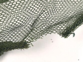 Moskitonetz Wehrmacht für über den Tropenhelm, ungebraucht, leicht beschädigt