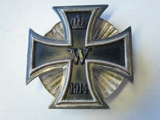 Eisernes Kreuz 1.Klasse 1914 an großer Schraubscheibe