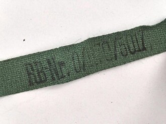 Moskitonetz Wehrmacht für über den Tropenhelm, ungebraucht, leicht beschädigt