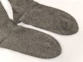 Paar feldgraue Socken aus der Zeit des 2. Weltkrieg. Ungetragenes Paar