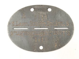 Erkennungsmarke aus Zink " Landes Schützen...