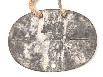 Erkennungsmarke aus Zink " Bau Pionier Ersatz und Ausbildungs B. 5"