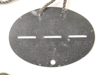 Erkennungsmarke aus Zink " Befehlshaber der Ordnungspolizei Norwegen"