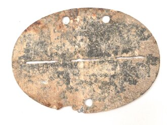 Erkennungsmarke aus Zink "  Stab II. G.E.B....