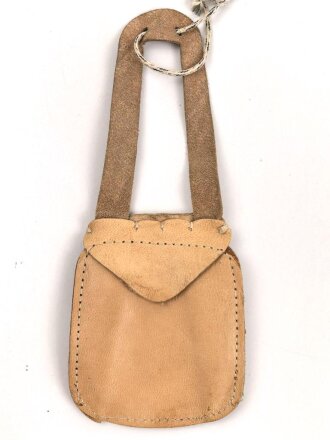 Tasche für eine Erkennungsmarke , wohl ungetragenes Stück