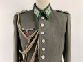 Heer, Waffenrock für einen Oberst im Gebirgsjäger Regiment 79. Getragenes Stück, die Ärmelpatten unrichtig neuzeitlich ergänzt.